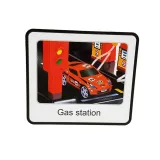 Interaktywna stacja paliw i myjnia w dziecięcym garażu na baterie