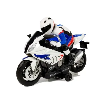 Motocykl zdalnie sterowany R/C 2.4G Biały