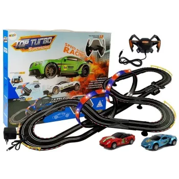 Zestaw tor wyścigowy 1:43 z dwoma autkami na długim torze 7,6 m