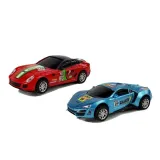 Widok pętli 360° oraz aut na realistycznym torze wyścigowym dla dzieci