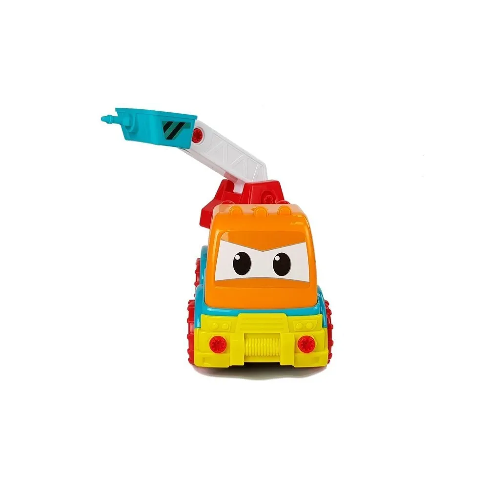 Auto strażackie do skręcania dla malucha z dołączonym śrubokrętem