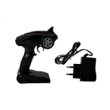 Zestaw do samochodu RC: auto, pilot, akumulator i ładowarka
