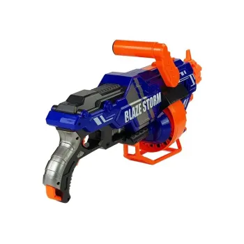 Zestaw karabinu z 40 nabojami piankowymi – na białym tle