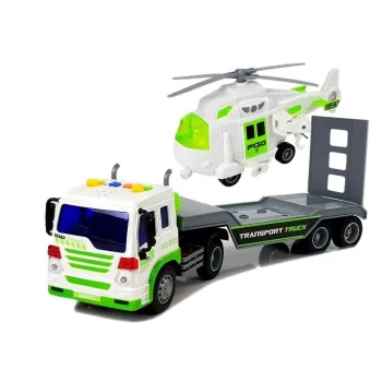 Auto Transporter na Baterie 1:16 z Helikopterem