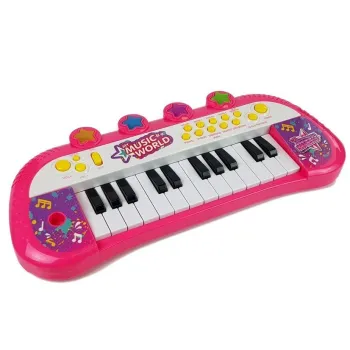 Pianinko Keyboard 24 klawisze Różowe