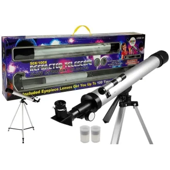 Teleskop edukacyjny dla dzieci z kompasem na regulowanym statywie