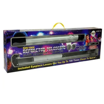 Zestaw teleskop dla dzieci z akcesoriami na statywie