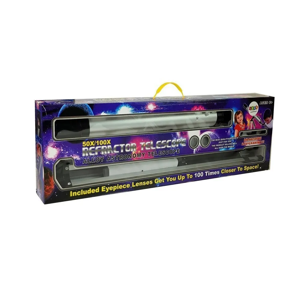 Zestaw teleskop dla dzieci z akcesoriami na statywie