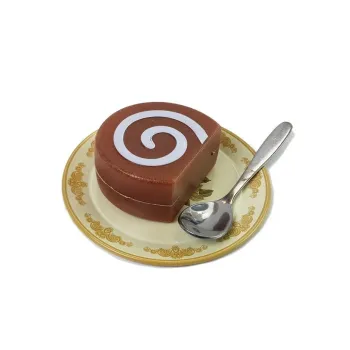 Zestaw herbaciany z łyżeczkami i widelczykami dla dzieci powyżej 3 lat