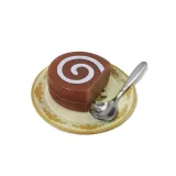 Zestaw herbaciany z łyżeczkami i widelczykami dla dzieci powyżej 3 lat