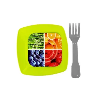 Atrakcyjnie zapakowany zestaw spożywczy idealny na prezent dla malucha