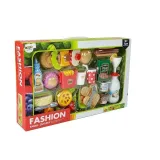 Różnorodne akcesoria do zabawy w kuchnię i restaurację dla najmłodszych