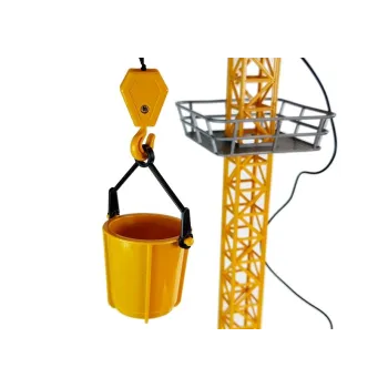 Dziecięcy dźwig z regulowaną wysokością i obrotową wieżą