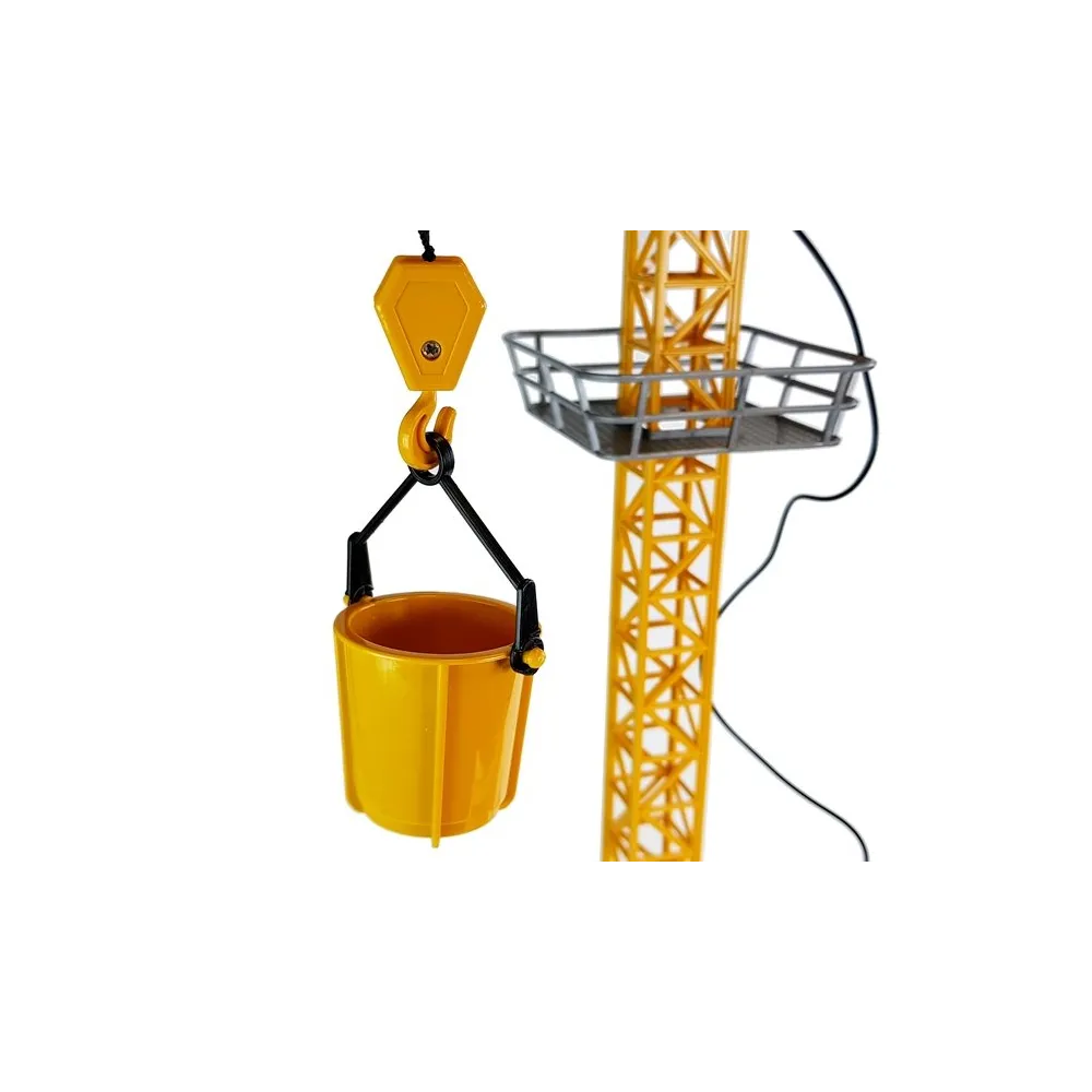 Dziecięcy dźwig z regulowaną wysokością i obrotową wieżą