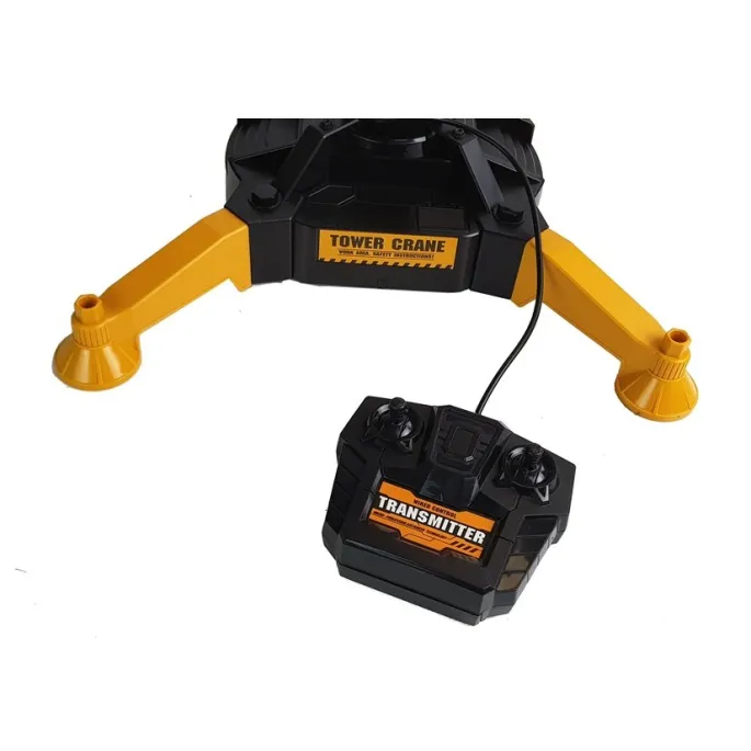 Zdalnie sterowany dźwig budowlany idealny na prezent dla dziecka