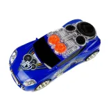 Kolorowy samochód sportowy z efektami świetlnymi i muzycznymi