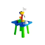 Stolik Piaskownica Foremki do Piasku Łopatki Konewka