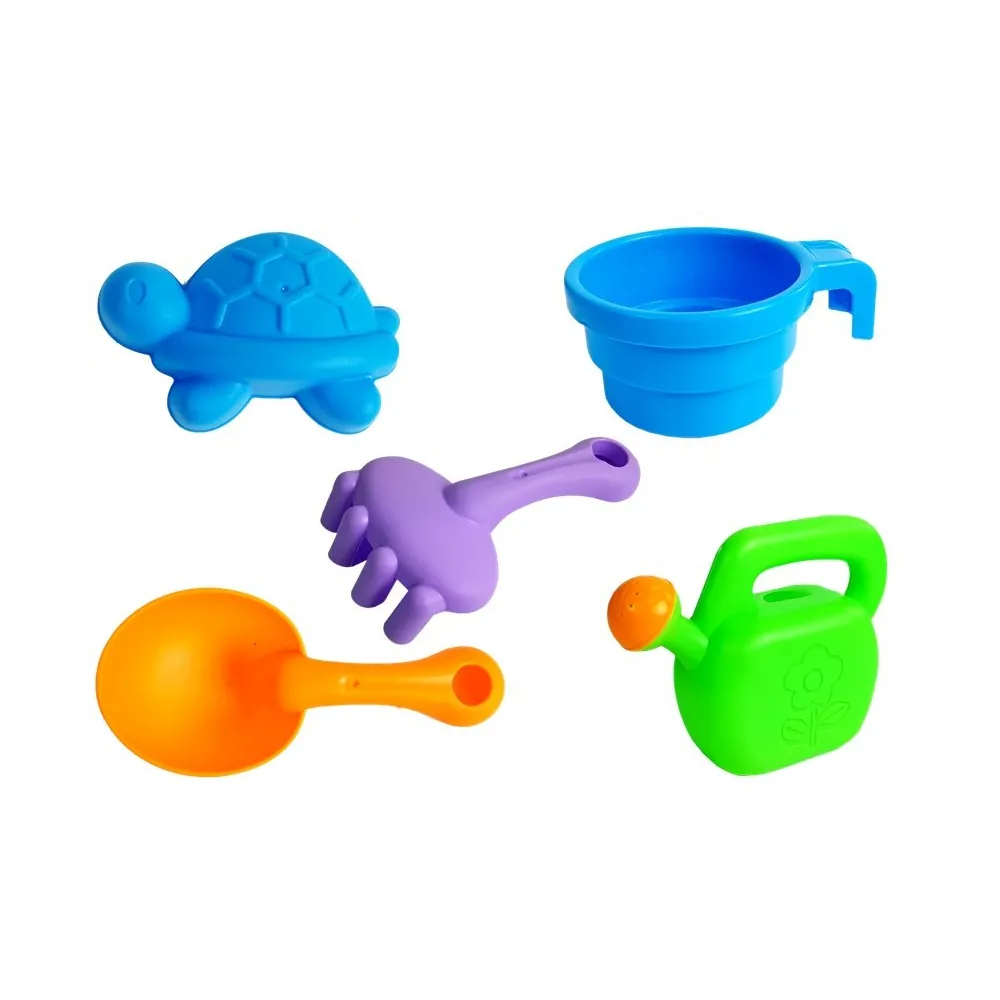 Stolik Piaskownica Foremki do Piasku Łopatki Konewka