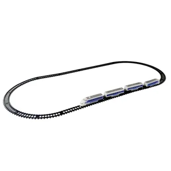 Interaktywna kolejka z solidnych materiałów i efektami specjalnymi