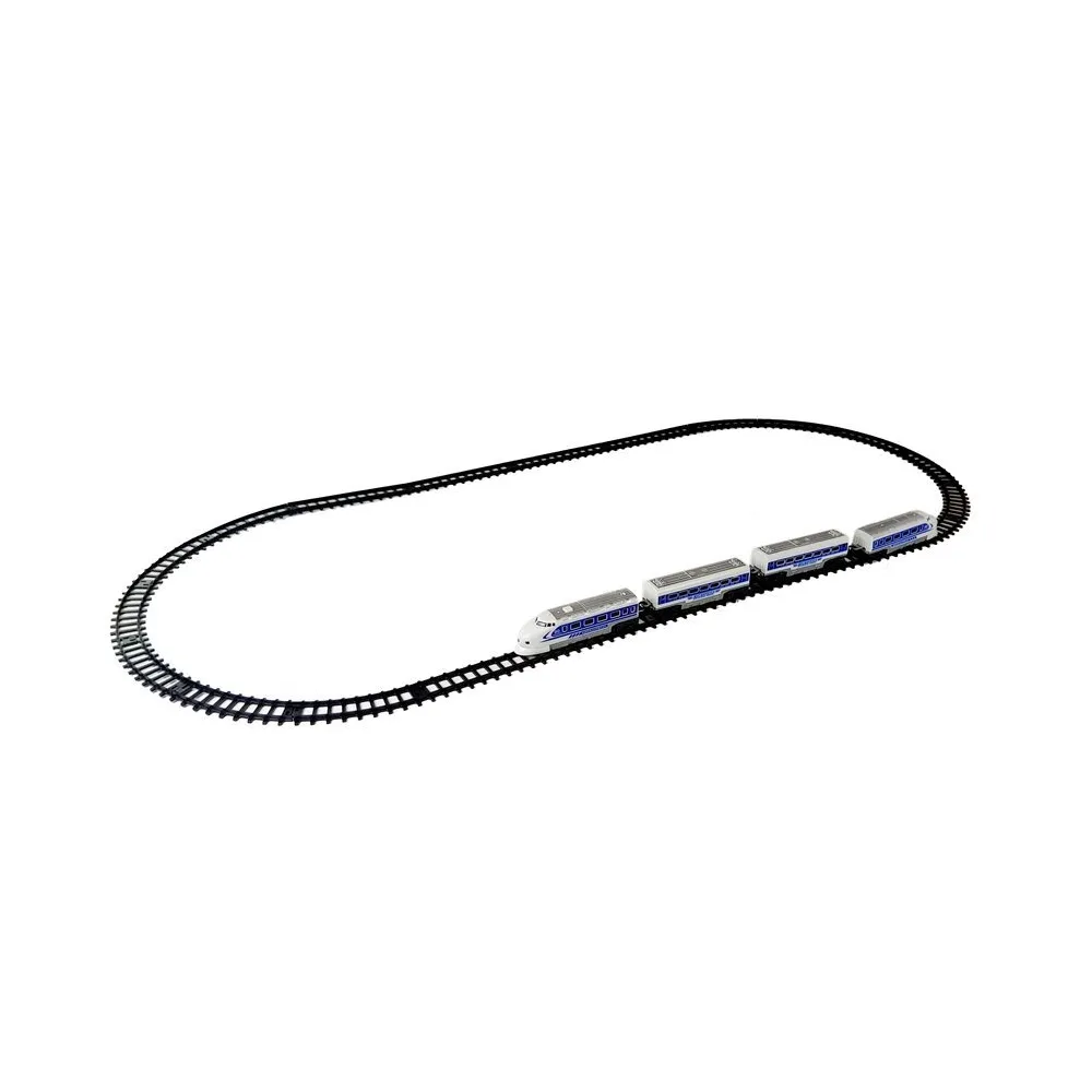 Interaktywna kolejka z solidnych materiałów i efektami specjalnymi