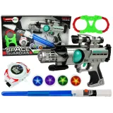 Miecz świetlny z efektem świetlnym dla małego wojownika galaktyki