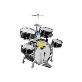 Zestaw Bębnów Perkusja ze Światłami i Dźwiękami Karaoke Mikrofon USB