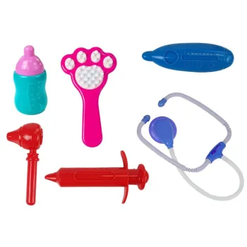 Zestaw Weterynarz z Pieskiem i Transporterem