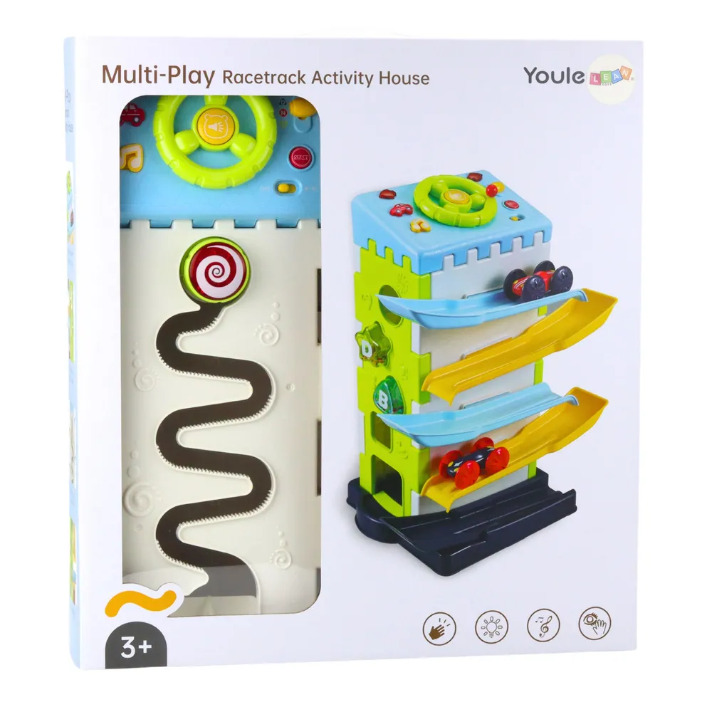 Edukacyjna zjeżdżalnia blok tor z autkami – propozycja na prezent