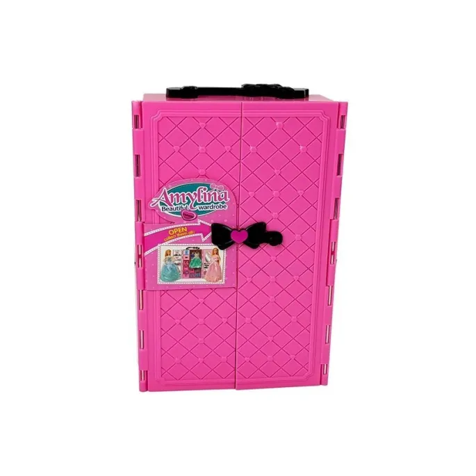 Prezent dla dziecka: lalka chłopak, dziewczyna, szafa oraz modowe dodatki