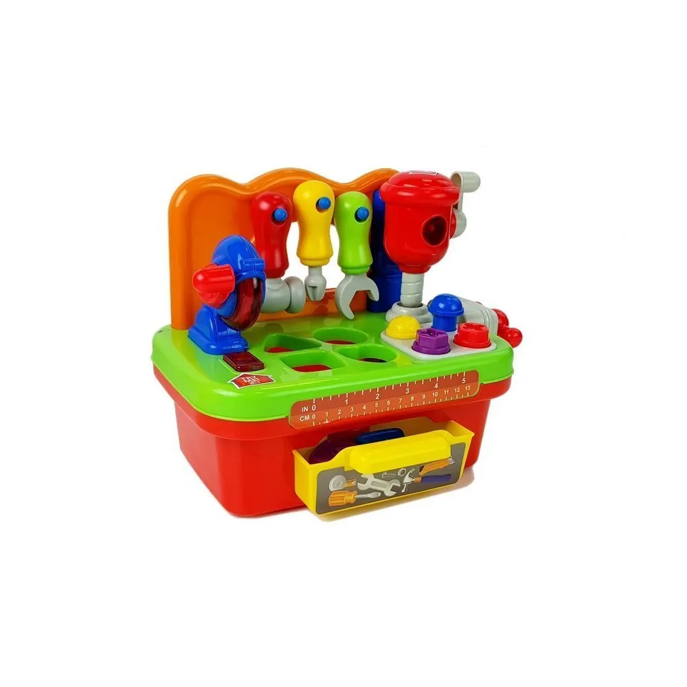 Zestaw edukacyjny do sortowania i zabawy narzędziami dla dzieci od 2 lat