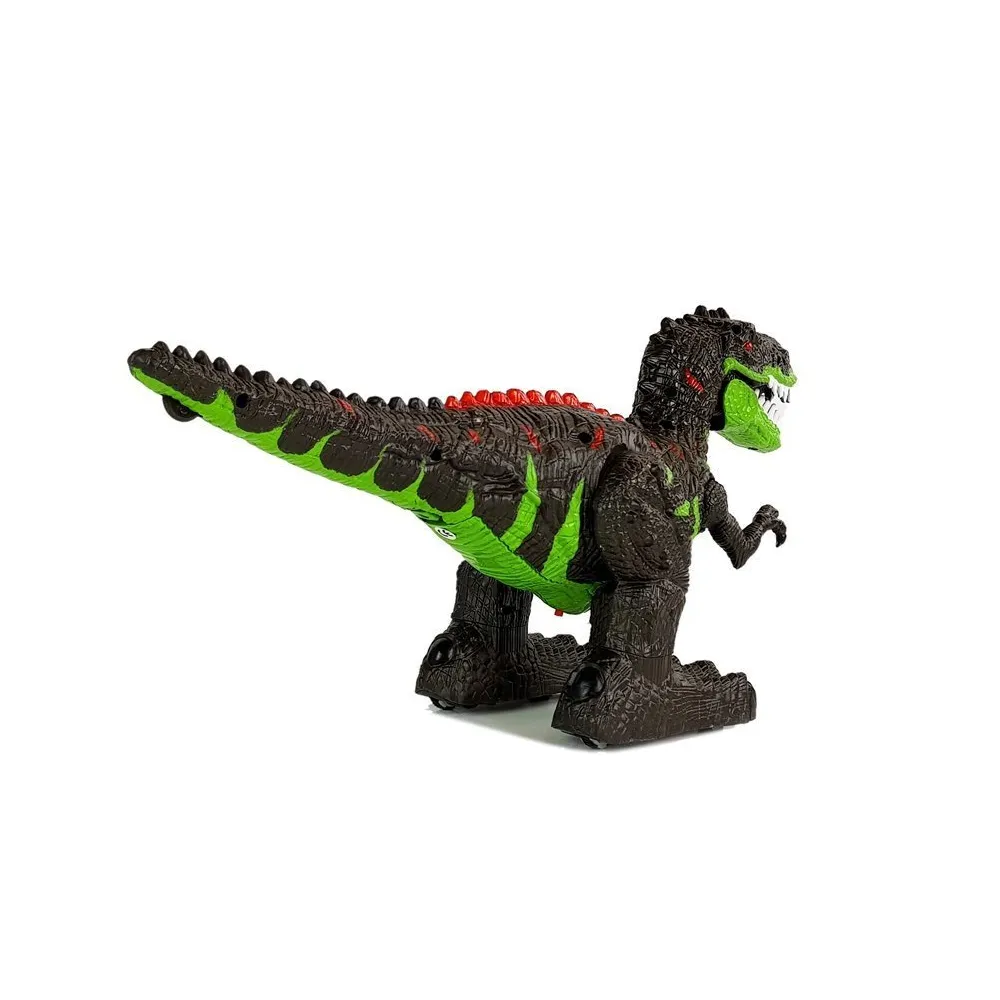 Interaktywny dinozaur dla dzieci z ruchomą głową i świecącymi oczami