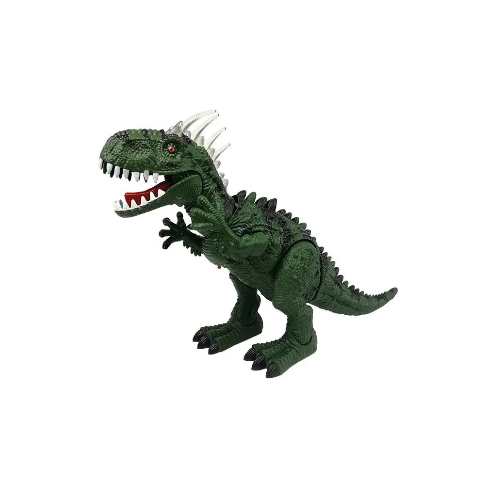 Zabawka dinozaur z ryczącymi dźwiękami i migającymi łuskami
