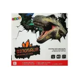 Zielony dinozaur edukacyjny z certyfikatem bezpieczeństwa CE