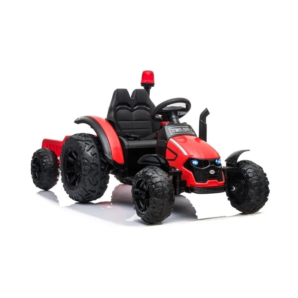 Traktor na akumulator z Przyczepą HZB-200 Czerwony