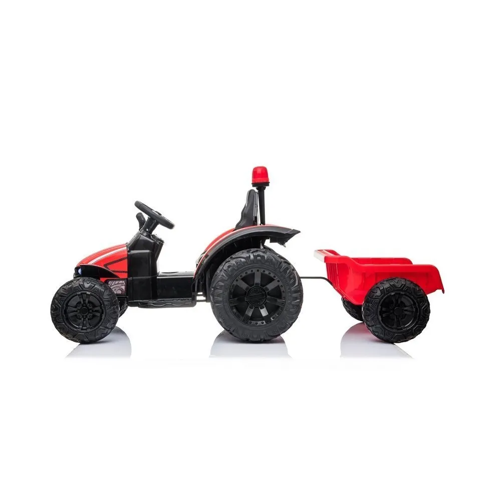 Traktor na akumulator z Przyczepą HZB-200 Czerwony