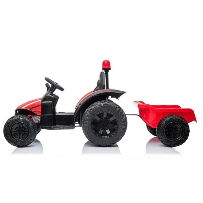 Traktor na akumulator z Przyczepą HZB-200 Czerwony