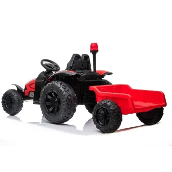 Traktor na akumulator z Przyczepą HZB-200 Czerwony