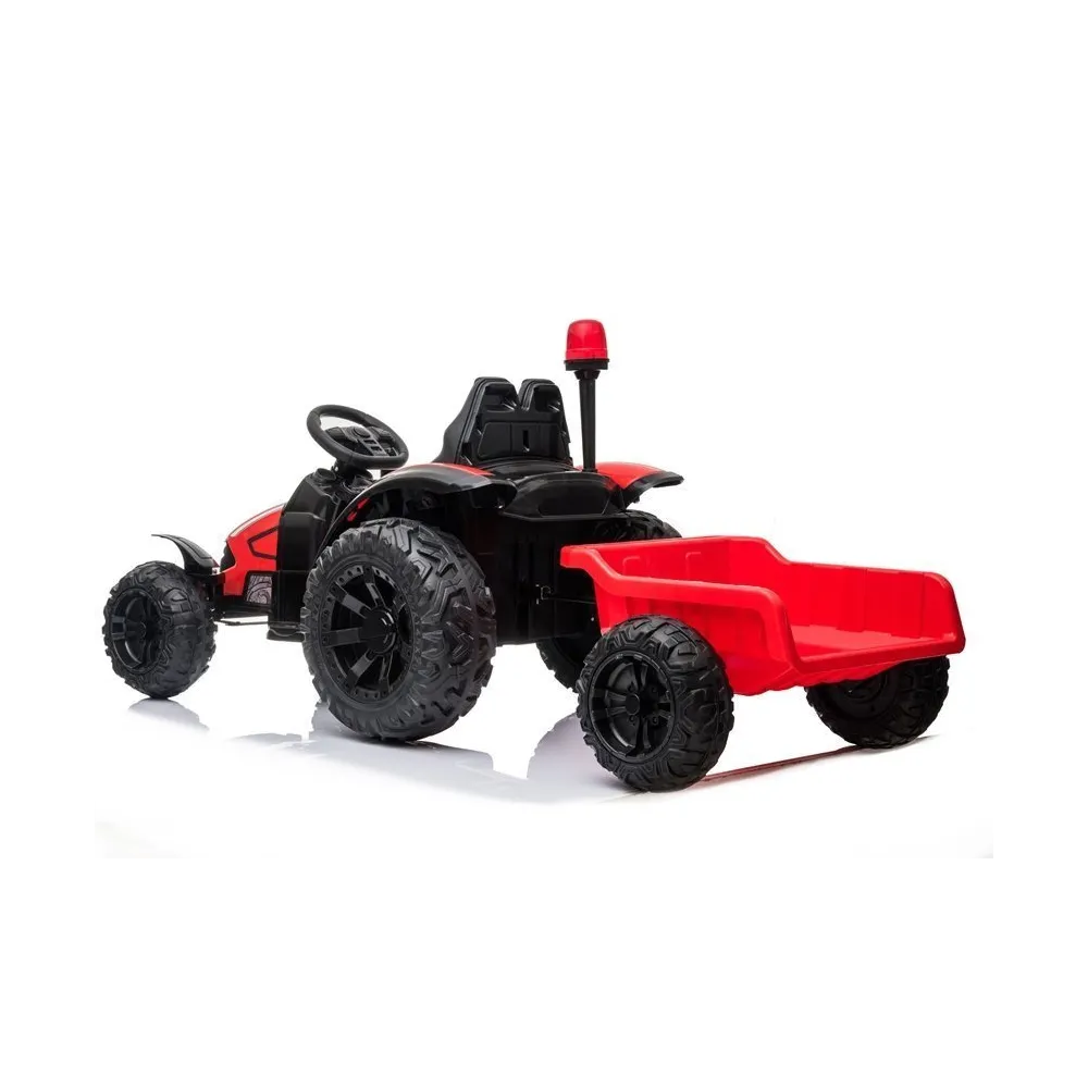 Traktor na akumulator z Przyczepą HZB-200 Czerwony