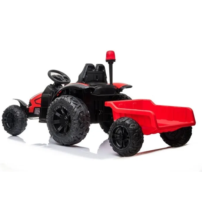 Traktor na akumulator z Przyczepą HZB-200 Czerwony