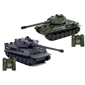 Zestaw Czołgów R/C Zdalnie Sterowane Pojazdy Militarne 1:28 2 Szt.