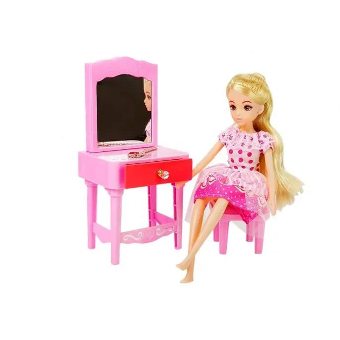 Kompletny zestaw dla lalek: meble i akcesoria w jednym opakowaniu