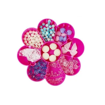 Zestaw Koralików do Biżuterii DIY Składane Pudełko z Lusterkiem