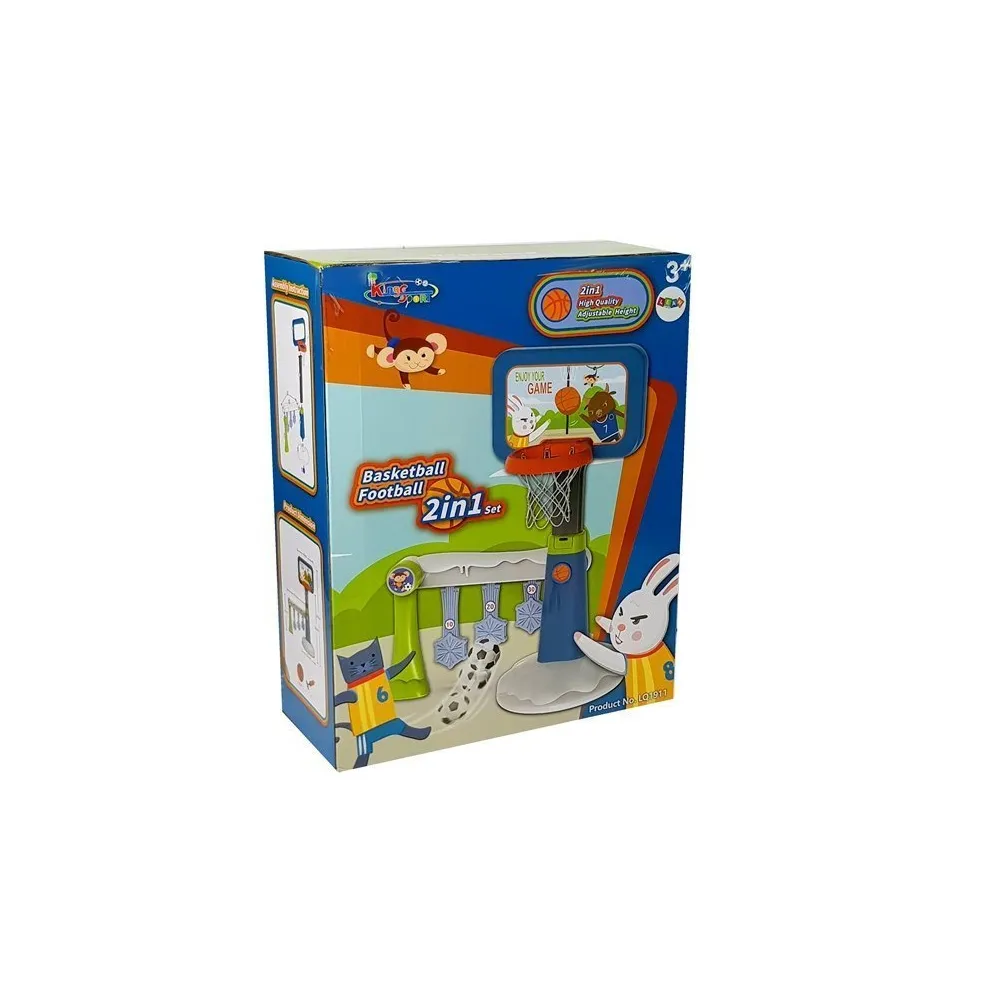 Stabilny i bezpieczny zestaw do nauki koszykówki dla najmłodszych