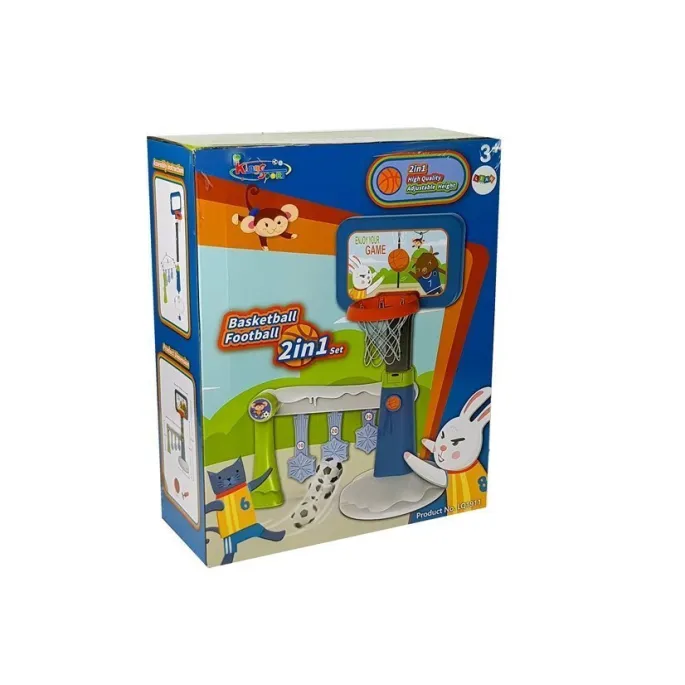 Stabilny i bezpieczny zestaw do nauki koszykówki dla najmłodszych