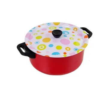 komplet z garnkiem, patelnią i przyborami kuchennymi