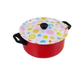 komplet z garnkiem, patelnią i przyborami kuchennymi