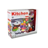 realistyczne dziecięce naczynia kuchenne w zestawie 22 elementów