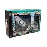 Elementy zestawu: samolot CITY, 3 pojazdy i znaki drogowe dla dzieci