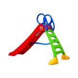 Kolorowa zjeżdżalnia ogrodowa dla dzieci idealna na plac zabaw