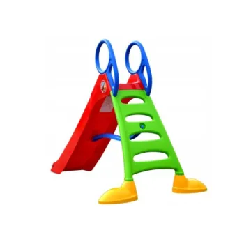 Solidna zjeżdżalnia dziecięca o dużym ślizgu do zabawy na dworze